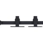 vidaXL Mini Schiebetürbeschlag Set für Schranktüren Carbonstahl 200 cm vidaXL Mini Schiebetürbeschlag Set für Schranktüren Carbonstahl 200 cm