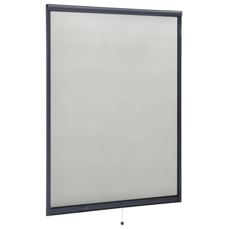 vidaXL Insektenschutzrollo für Fenster Anthrazit 130x170 cm