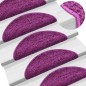 vidaXL Stufenmatten 5 Stk. 56x17x3 cm Violett vidaXL Stufenmatten 5 Stk. 56x17x3 cm Violett