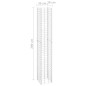 vidaXL Gabionen-Hochbeete 3 Stk. 30x30x200 cm Eisen vidaXL Gabionen-Hochbeete 3 Stk. 30x30x200 cm Eisen