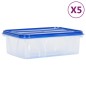 vidaXL Frischhaltedosen mit Deckeln 5 Stk. PP vidaXL Frischhaltedosen mit Deckeln 5 Stk. PP