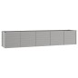 vidaXL Hochbeet Rostig 400x80x77 cm Cortenstahl vidaXL Hochbeet Rostig 400x80x77 cm Cortenstahl