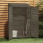 vidaXL Geräteschuppen Anthrazit 102x52x174,5 cm Massivholz Tanne vidaXL Geräteschuppen Anthrazit 102x52x174,5 cm Massivholz Tanne