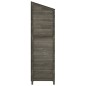 vidaXL Geräteschuppen Anthrazit 102x52x174,5 cm Massivholz Tanne vidaXL Geräteschuppen Anthrazit 102x52x174,5 cm Massivholz Tanne