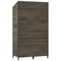 vidaXL Geräteschuppen Anthrazit 102x52x174,5 cm Massivholz Tanne vidaXL Geräteschuppen Anthrazit 102x52x174,5 cm Massivholz Tanne