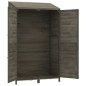 vidaXL Geräteschuppen Anthrazit 102x52x174,5 cm Massivholz Tanne vidaXL Geräteschuppen Anthrazit 102x52x174,5 cm Massivholz Tanne