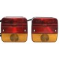 vidaXL Anhängerleuchten 2 Stk. Rot 10,5x5x9,5 cm 12V Klassisch vidaXL Anhängerleuchten 2 Stk. Rot 10,5x5x9,5 cm 12V Klassisch