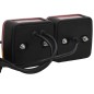 vidaXL Anhängerleuchten 2 Stk. Rot 10,5x5x9,5 cm 12V Klassisch vidaXL Anhängerleuchten 2 Stk. Rot 10,5x5x9,5 cm 12V Klassisch
