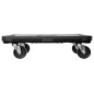 vidaXL Transportroller Schwarz Polypropylen 300 kg vidaXL Transportroller Schwarz Polypropylen 300 kg