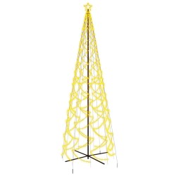 LED-Weihnachtsbaum Kegelform Warmweiß 1400 LEDs 160x500 cm