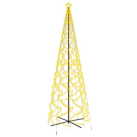LED-Weihnachtsbaum Kegelform Warmweiß 1400 LEDs 160x500 cm