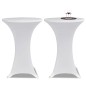 2 x Tischhusse für Stehtisch Stretchhusse Ø60 cm weiß 2 x Tischhusse für Stehtisch Stretchhusse Ø60 cm weiß