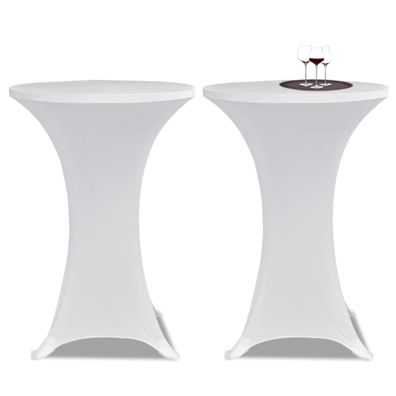 2 x Tischhusse für Stehtisch Stretchhusse Ø70 cm weiß 2 x Tischhusse für Stehtisch Stretchhusse Ø70 cm weiß