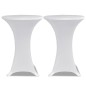 2 x Tischhusse für Stehtisch Stretchhusse Ø70 cm weiß 2 x Tischhusse für Stehtisch Stretchhusse Ø70 cm weiß