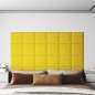 Wandpaneele 12 Stk. Hellgelb 30x30 cm Stoff 1,08 m² Wandpaneele 12 Stk. Hellgelb 30x30 cm Stoff 1,08 m²