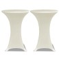 2 x Tischhusse für Stehtisch Stretchhusse Ø80 cm cremefarben 2 x Tischhusse für Stehtisch Stretchhusse Ø80 cm cremefarben