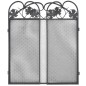 vidaXL 3-tlg. Funkenschutzgitter Eisen Schwarz vidaXL 3-tlg. Funkenschutzgitter Eisen Schwarz