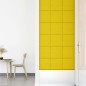 Wandpaneele 12 Stk. Hellgelb 30x30 cm Stoff 1,08 m² Wandpaneele 12 Stk. Hellgelb 30x30 cm Stoff 1,08 m²