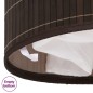 vidaXL Bambus-Wäschekorb Oval Dunkelbraun vidaXL Bambus-Wäschekorb Oval Dunkelbraun
