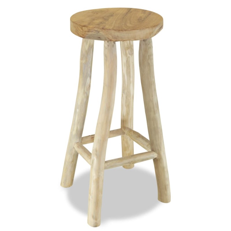 vidaXL Barhocker Teak Massivholz vidaXL Barhocker Teak Massivholz
