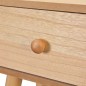 vidaXL Nachttisch 2 Stk. Kiefernholz Massiv 40 x 30 x 61 cm Braun vidaXL Nachttisch 2 Stk. Kiefernholz Massiv 40 x 30 x 61 cm Braun