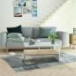 vidaXL Couchtisch Holzwerkstoff 90x59x42 cm Eiche und Weiß vidaXL Couchtisch Holzwerkstoff 90x59x42 cm Eiche und Weiß