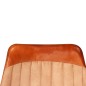 vidaXL Esszimmerstühle 2 Stk. Braun/Beige Echtleder und Kanevas vidaXL Esszimmerstühle 2 Stk. Braun/Beige Echtleder und Kanevas