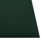 Wandpaneele 12 Stk. Dunkelgrün 30x30 cm Stoff 1,08 m² Wandpaneele 12 Stk. Dunkelgrün 30x30 cm Stoff 1,08 m²