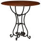 vidaXL Esstisch Massivholz mit Honigfarbenem Finish 80x76 cm vidaXL Esstisch Massivholz mit Honigfarbenem Finish 80x76 cm