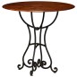 vidaXL Esstisch Massivholz mit Honigfarbenem Finish 80x76 cm vidaXL Esstisch Massivholz mit Honigfarbenem Finish 80x76 cm