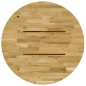 vidaXL Tischplatte Eichenholz Massiv Rund 23 mm 400 mm vidaXL Tischplatte Eichenholz Massiv Rund 23 mm 400 mm