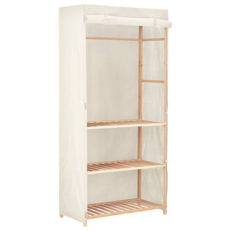 vidaXL Kleiderschrank mit 3 Ebenen 79 x 40 x 170 cm vidaXL Kleiderschrank mit 3 Ebenen 79 x 40 x 170 cm
