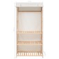 vidaXL Kleiderschrank mit 3 Ebenen 79 x 40 x 170 cm vidaXL Kleiderschrank mit 3 Ebenen 79 x 40 x 170 cm