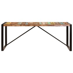vidaXL Esstisch 200x100x75 cm Altholz Massiv