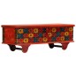 vidaXL Aufbewahrungstruhe Rot 110 x 40 x 40 cm Massivholz Akazie vidaXL Aufbewahrungstruhe Rot 110 x 40 x 40 cm Massivholz Akazie