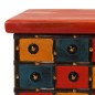 vidaXL Aufbewahrungstruhe Rot 110 x 40 x 40 cm Massivholz Akazie vidaXL Aufbewahrungstruhe Rot 110 x 40 x 40 cm Massivholz Akazie