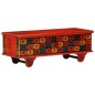 vidaXL Aufbewahrungstruhe Rot 110 x 40 x 40 cm Massivholz Akazie vidaXL Aufbewahrungstruhe Rot 110 x 40 x 40 cm Massivholz Akazie