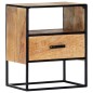 vidaXL Nachttisch 40x30x50 cm Massivholz Mango