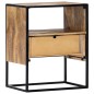 vidaXL Nachttisch 40x30x50 cm Massivholz Mango