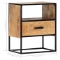 vidaXL Nachttisch 40x30x50 cm Massivholz Mango