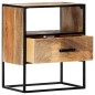 vidaXL Nachttisch 40x30x50 cm Massivholz Mango