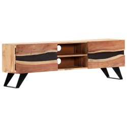 vidaXL TV-Schrank 140 x 30 x 45 cm Massivholz Akazie
