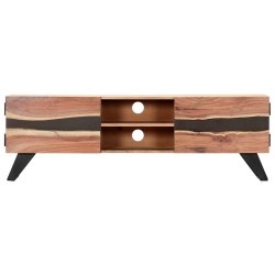 vidaXL TV-Schrank 140 x 30 x 45 cm Massivholz Akazie