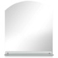 vidaXL Wandspiegel mit Regal 30×50 cm Hartglas vidaXL Wandspiegel mit Regal 30×50 cm Hartglas