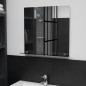 vidaXL Wandspiegel mit Regal 50×50 cm Hartglas vidaXL Wandspiegel mit Regal 50×50 cm Hartglas