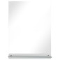 vidaXL Wandspiegel mit Regal 50×70 cm Hartglas vidaXL Wandspiegel mit Regal 50×70 cm Hartglas