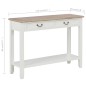 vidaXL Konsolentisch Weiß 110 x 35 x 80 cm Holz vidaXL Konsolentisch Weiß 110 x 35 x 80 cm Holz