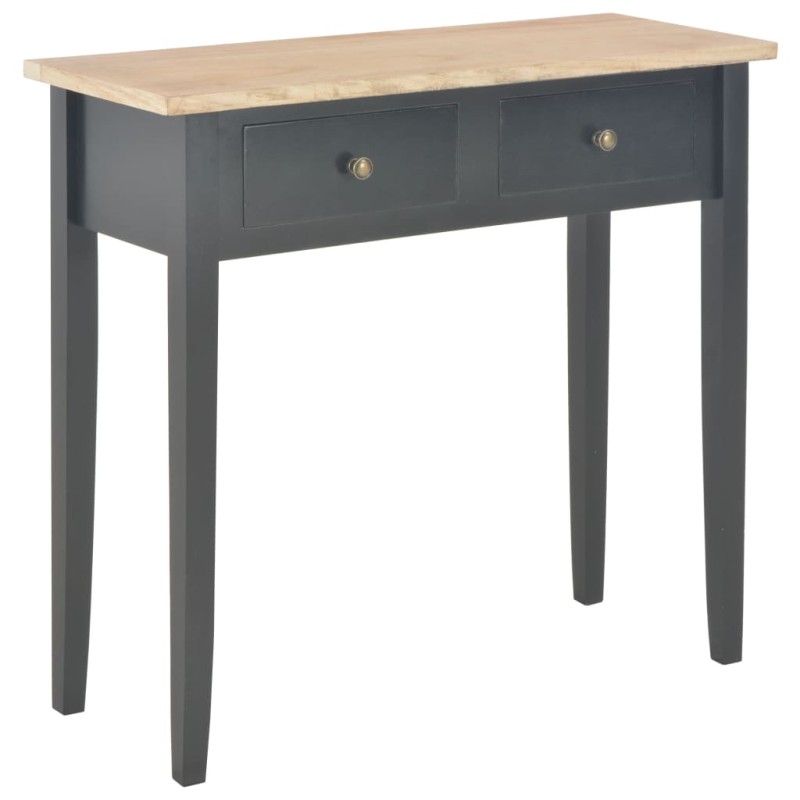 vidaXL Frisiertisch Konsolentisch Schwarz 79x30x74 cm Holz vidaXL Frisiertisch Konsolentisch Schwarz 79x30x74 cm Holz