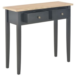 vidaXL Frisiertisch Konsolentisch Schwarz 79x30x74 cm Holz