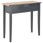 vidaXL Frisiertisch Konsolentisch Schwarz 79x30x74 cm Holz vidaXL Frisiertisch Konsolentisch Schwarz 79x30x74 cm Holz